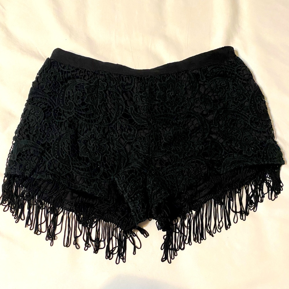 Fringe shorts